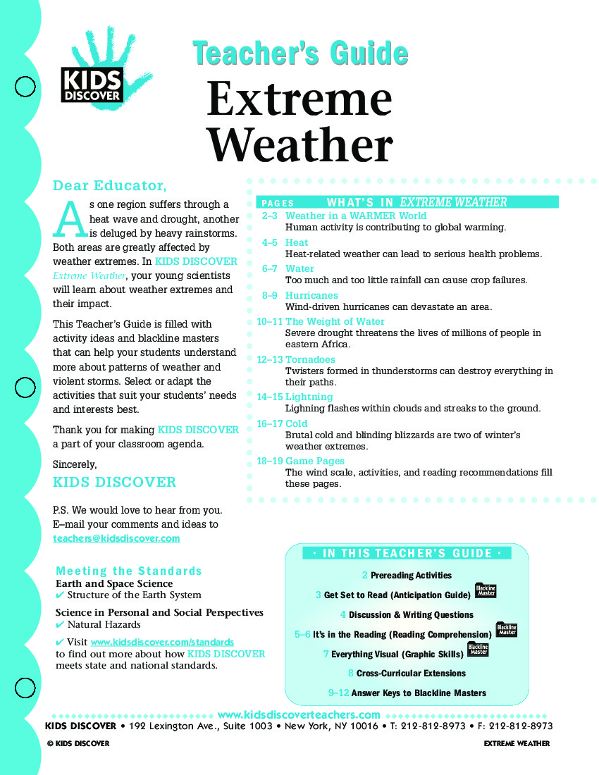 Extreme Weather Kids Discover